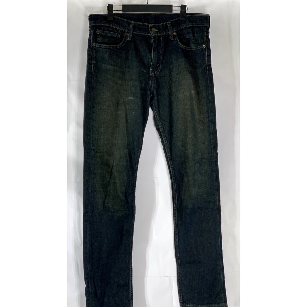 LEVI'S Men's Indigo Blue 511 Denim Slim-Fit Five-Pocket Jean SZ 33X34